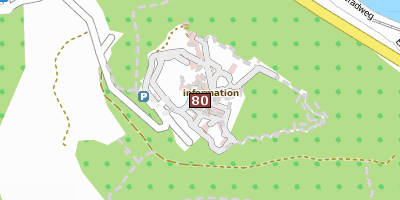Stadtplan Festung Königstein