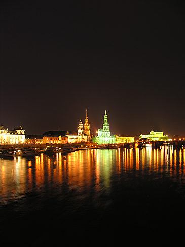 Fotos Brühlsche Terrasse bei Nacht | Dresden