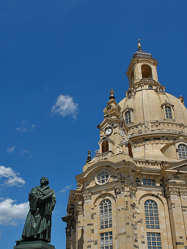 Frauenkirche und Lutherdenkmal