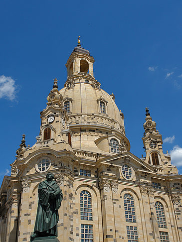 Foto Frauenkirche und Lutherdenkmal