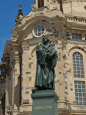 Foto Frauenkirche und Lutherdenkmal