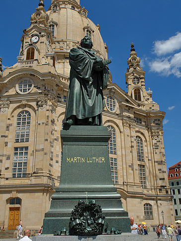 Frauenkirche und Lutherdenkmal Fotos