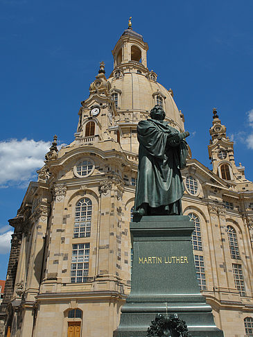 Foto Frauenkirche und Lutherdenkmal