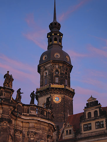 Foto Schloss am Abend - Dresden