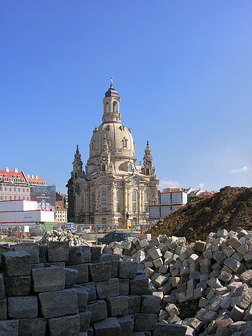 Foto Baustelle Frauenkirche