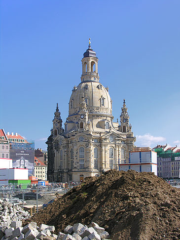 Foto Baustelle Frauenkirche - Dresden