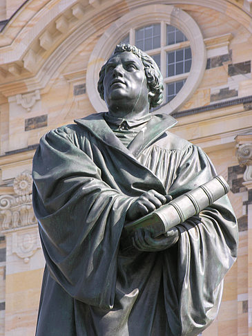 Martin Luther Denkmal an der Frauenkirche - Sachsen (Dresden)