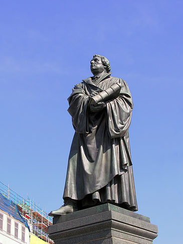 Martin Luther Denkmal an der Frauenkirche