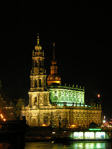 Hofkirche bei Nacht - Sachsen (Dresden)