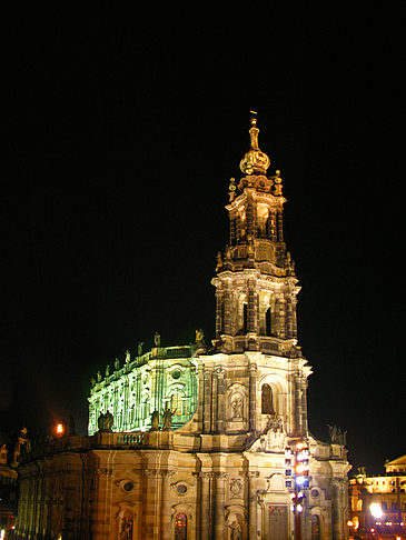 Fotos Hofkirche bei Nacht