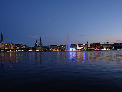 Binnenalster am Abend - Hamburg (Hamburg)