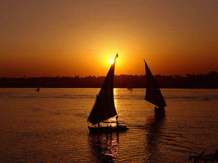 Foto Schöner Sonnenuntergang - Luxor