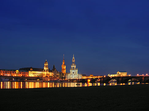 Semperoper bei Nacht - Sachsen (Dresden)