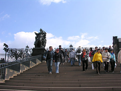 Treppe am Schlossplatz - Sachsen (Dresden)