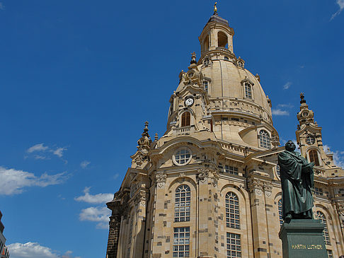 Foto Frauenkirche und Lutherdenkmal