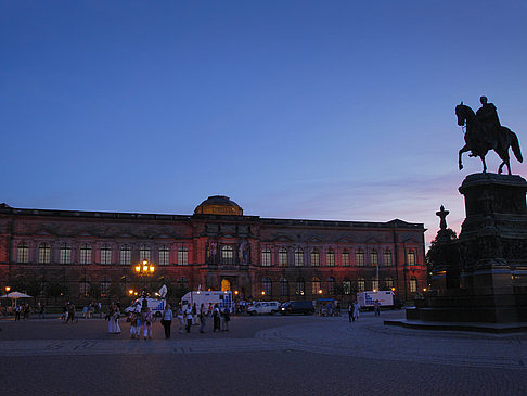 Foto Statue und Zwinger - Dresden