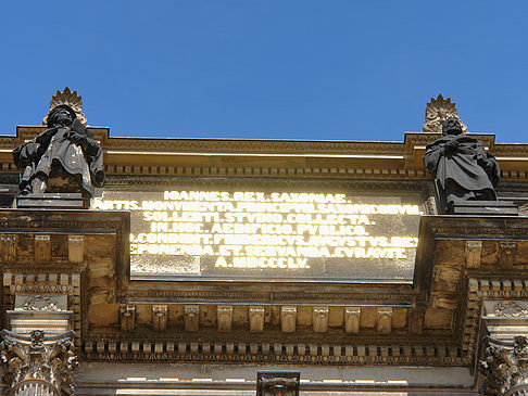 König-Johann-Statue Foto 