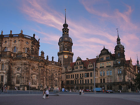 Foto Schloss am Abend - Dresden