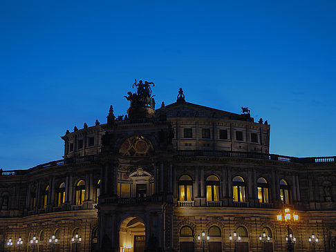 Fotos Semperoper abends | Dresden