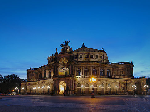 Fotos Semperoper abends | Dresden