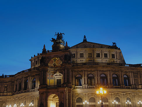 Foto Semperoper abends