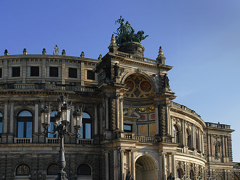 Foto Eingang der Semperoper