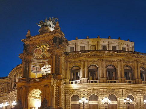 Fotos Semperoper bei Nacht | Dresden