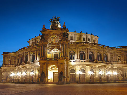 Foto Semperoper bei Nacht - Dresden