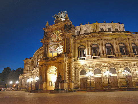 Fotos Semperoper bei Nacht | Dresden