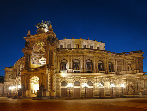 Fotos Semperoper bei Nacht | Dresden