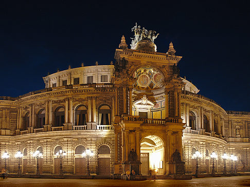 Fotos Semperoper bei Nacht | Dresden