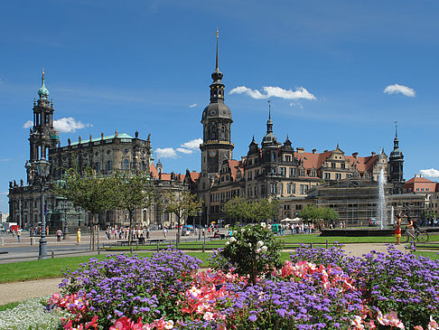 Foto Schloss und Hofkirche - Dresden