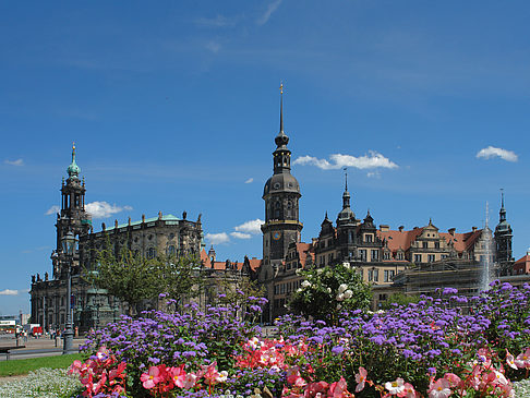 Foto Schloss und Hofkirche - Dresden