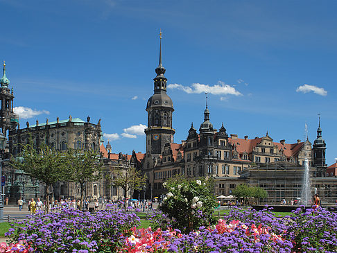 Foto Schloss und Hofkirche - Dresden