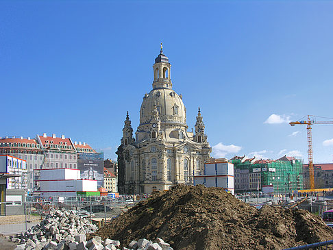 Baustelle Frauenkirche Foto 