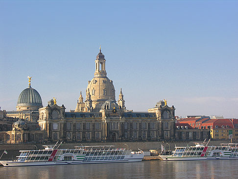 Frauenkirche von der Brühlschen Terrasse Foto 