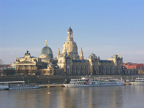 Frauenkirche von der Brühlschen Terrasse