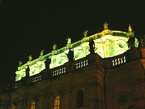 Foto Hofkirche bei Nacht